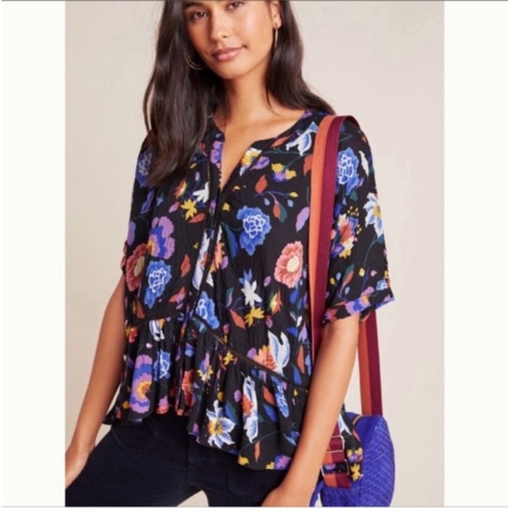 Anthropologie Dolman‎ Sleeve Blouse M